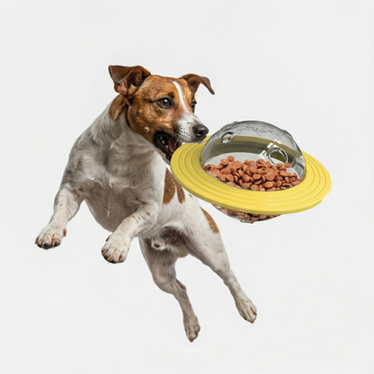 OrbitIQ 3-in-1 Interactive Dog Toy – Fetch, Chew & Treat Dispensing Toy