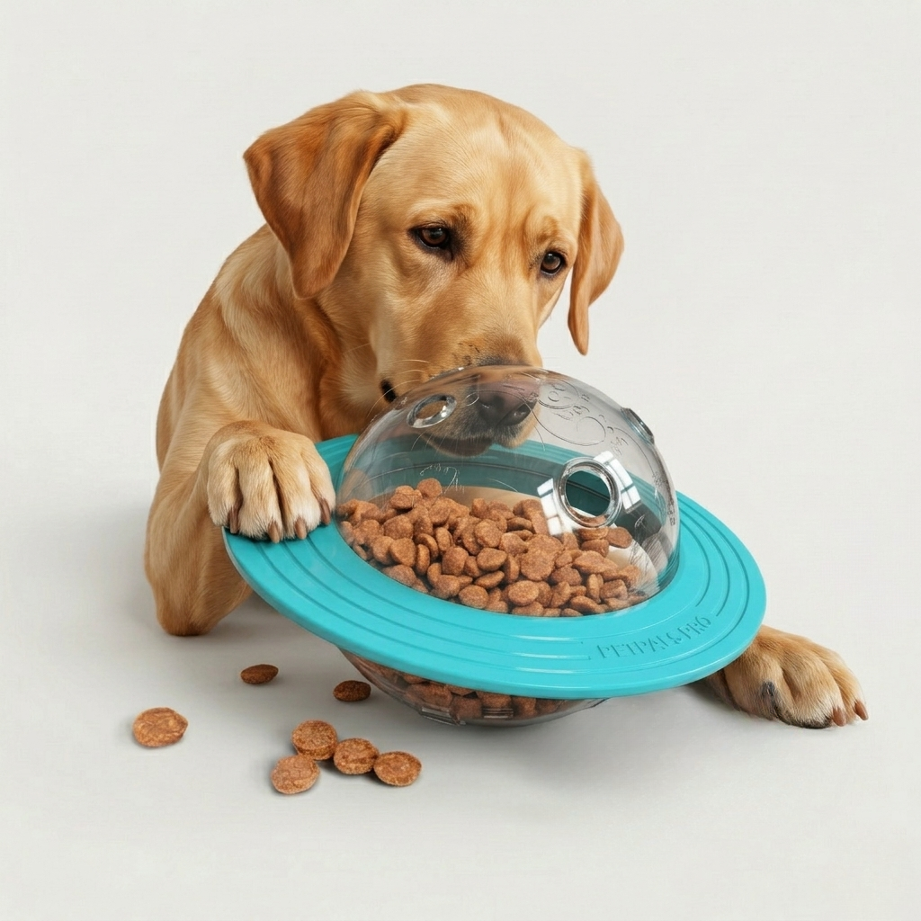 OrbitIQ 3-in-1 Interactive Dog Toy – Fetch, Chew & Treat Dispensing Toy