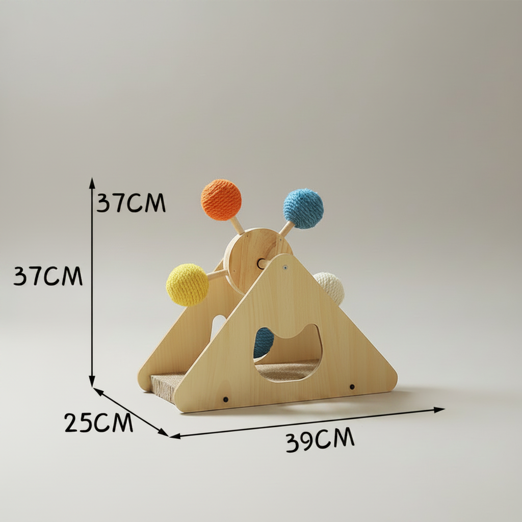 Interactive Ferris Wheel Cat Scratcher Toy