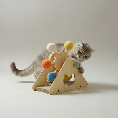 Interactive Ferris Wheel Cat Scratcher Toy