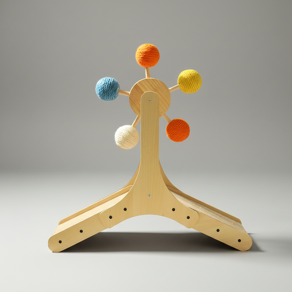 Interactive Ferris Wheel Cat Scratcher Toy