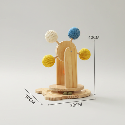 Interactive Ferris Wheel Cat Scratcher Toy