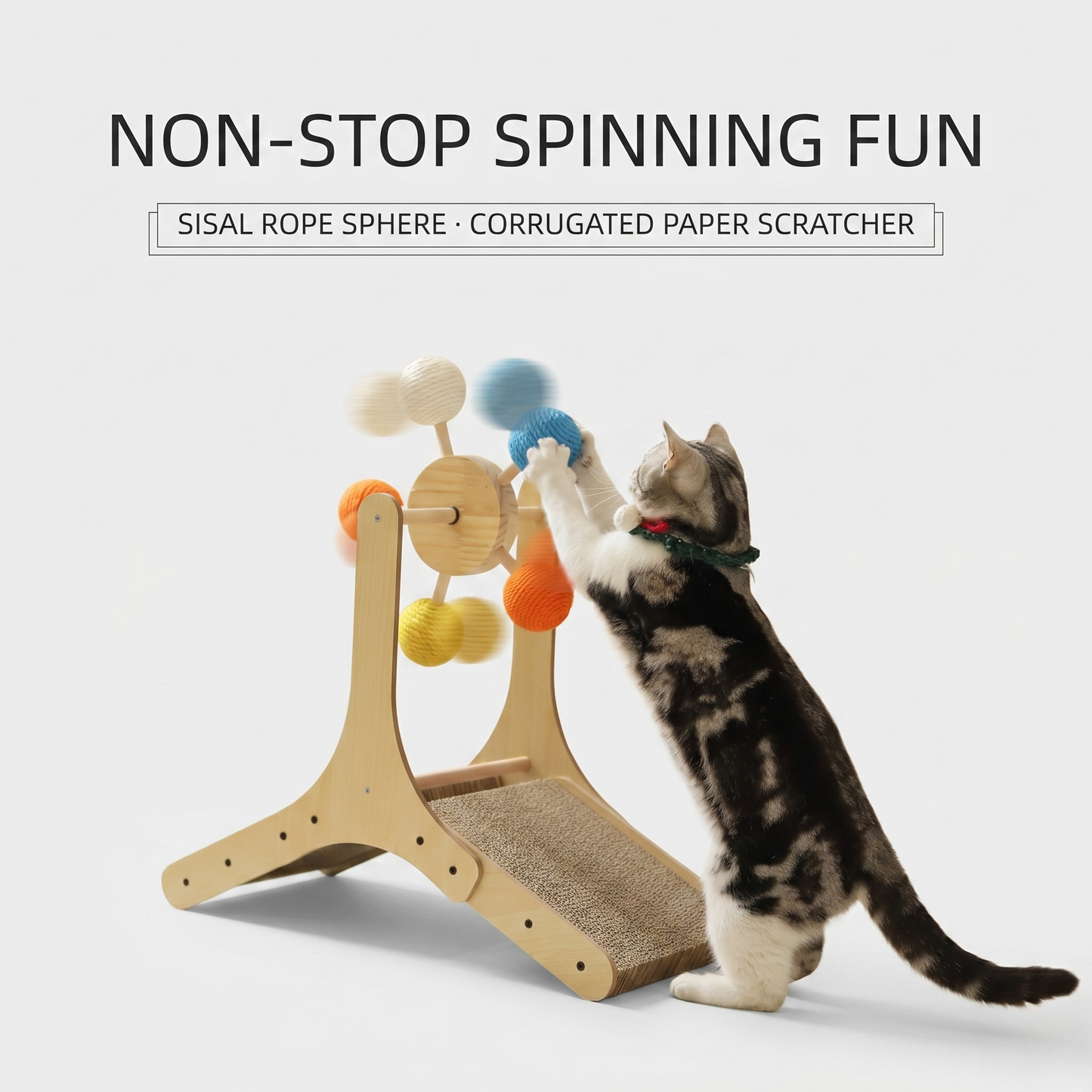 Interactive Ferris Wheel Cat Scratcher Toy