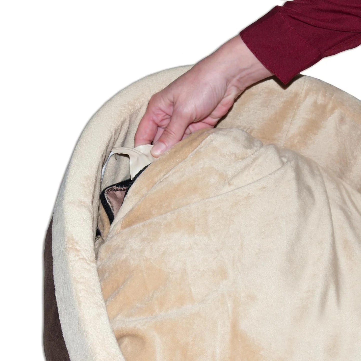 Thermo-Kitty Indoor Heated Cat Bed with Plush Cushion